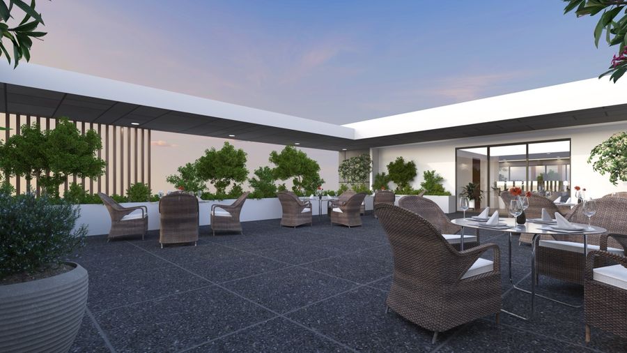Open-air gala space at Magnolia Delight